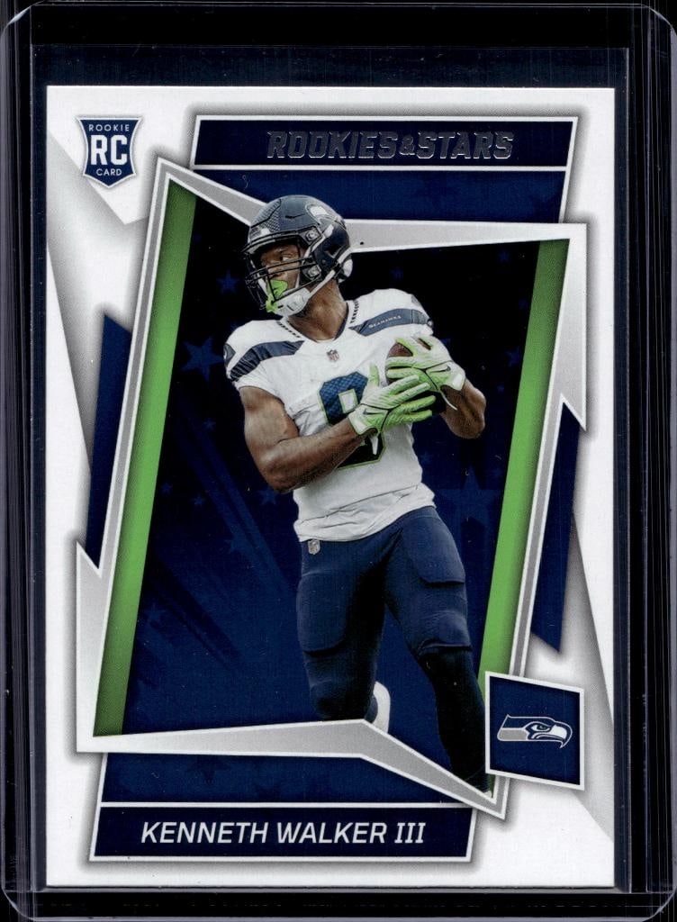 KENNETH WALKER III 2022 PANINI ROOKIES & STARS ROOKIE CARD: NEAR MINT OR BETTER CONDITION
