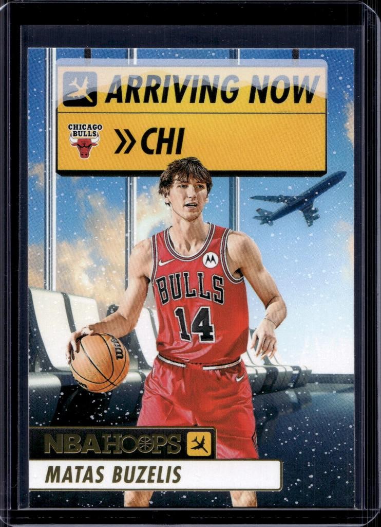 MATAS BUZELIS 2024-25 HOOPS WINTER ARRIVING NOW ROOKIE CARD: NEAR MINT OR BETTER CONDITION