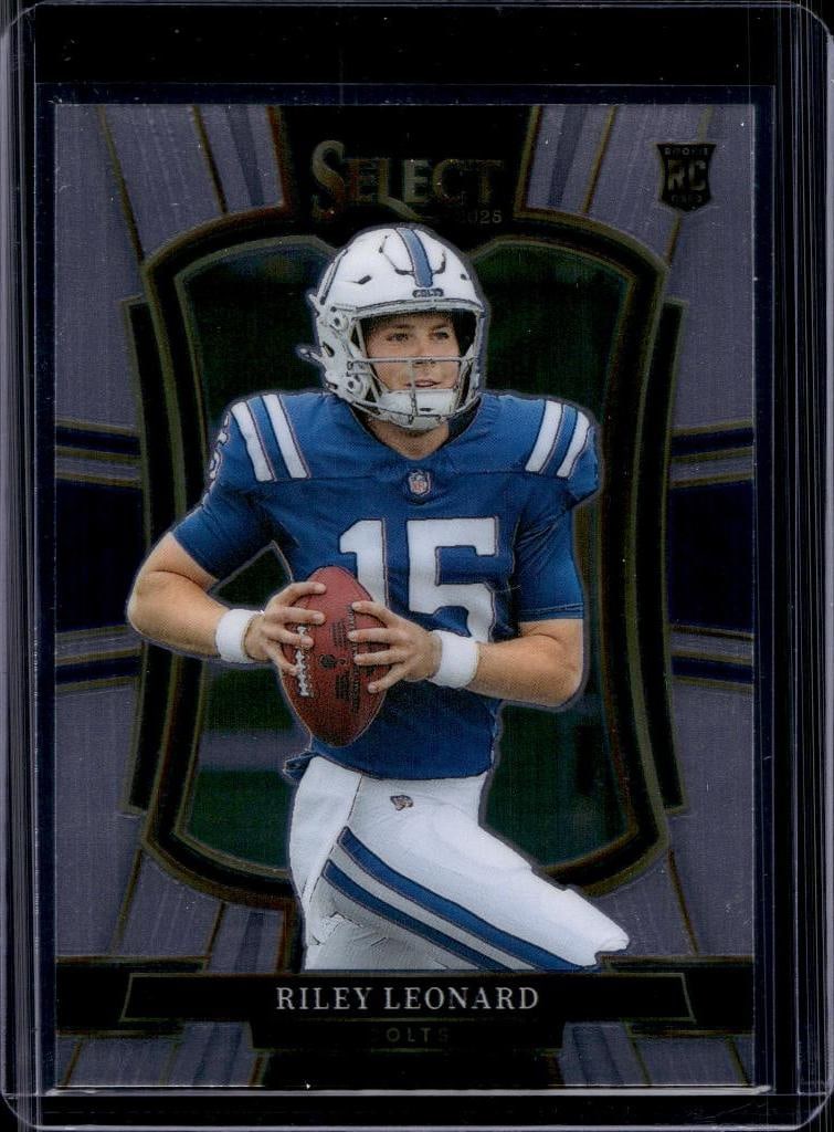 RILEY LEONARD 2025 PANINI SELECT ROOKIE CARD: NEAR MINT OR BETTER CONDITION