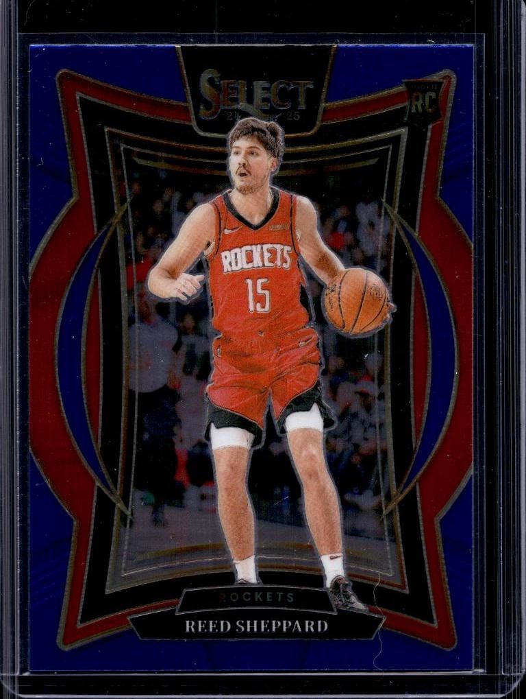 REED SHEPPARD 2024-25 PANINI SELECT ROOKIE CARD: NEAR MINT OR BETTER CONDITION