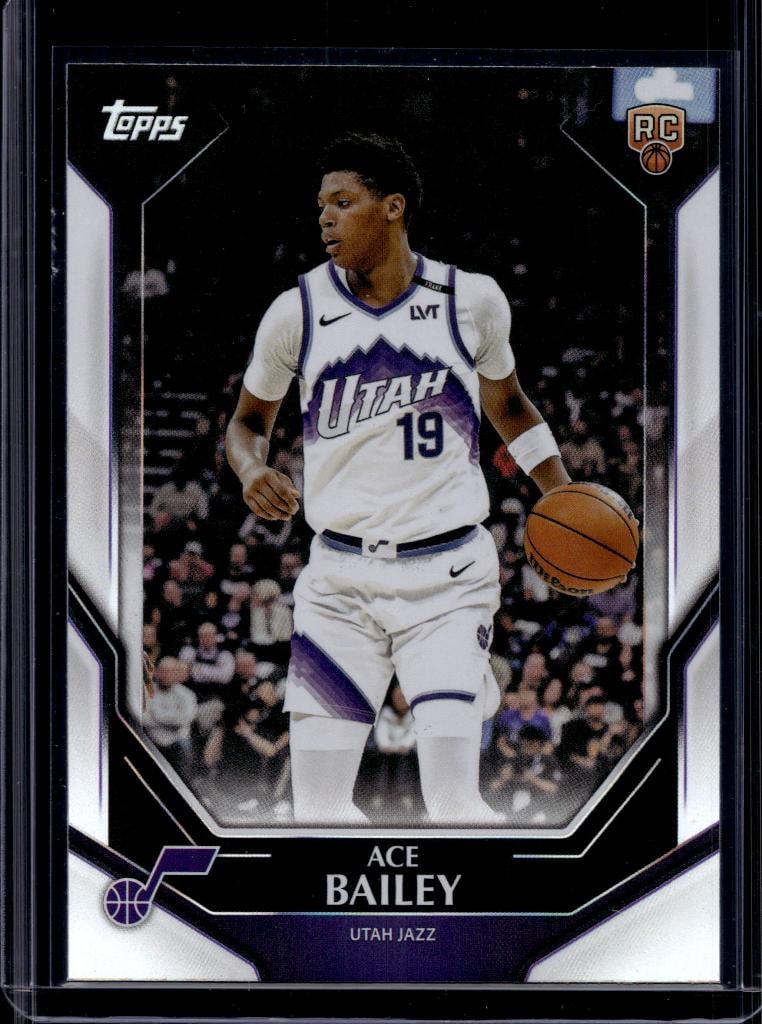 ACE BAILEY 2025-26 TOPPS KIT HOLO ROOKIE CARD: NEAR MINT OR BETTER CONDITION 