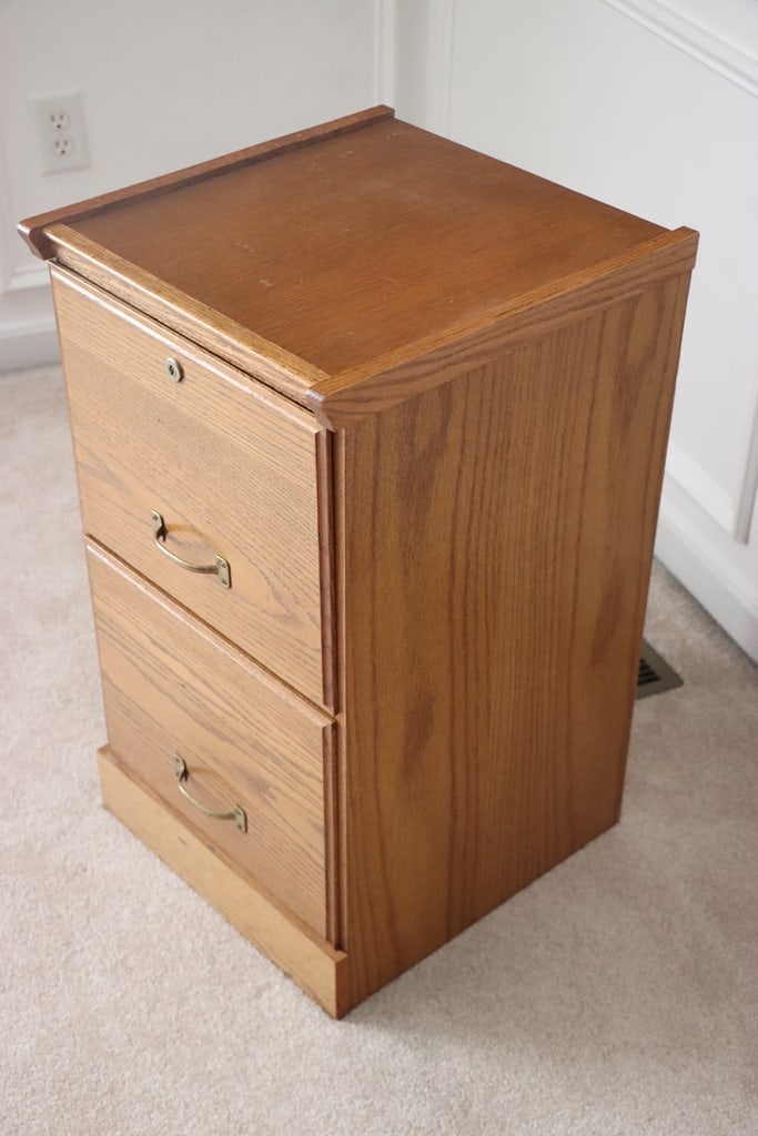 WOOD FILE CABINET - 2