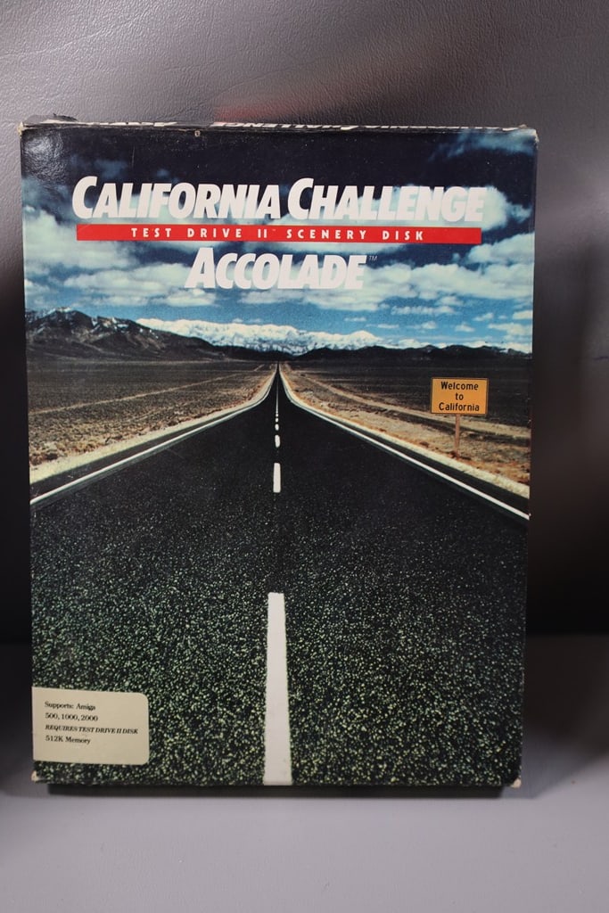 PC GAME: A VINTAGE AMIGA TEST DRIVE II CALIFORNIA CHALLENGE PC GAME. 