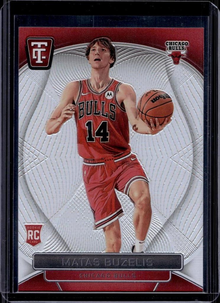 MATAS BUZELIS 2024-25 PANINI TOTALLY CERTIFIED MIRROR SILVER ROOKIE CARD: NEAR MINT OR BETTER CONDITION