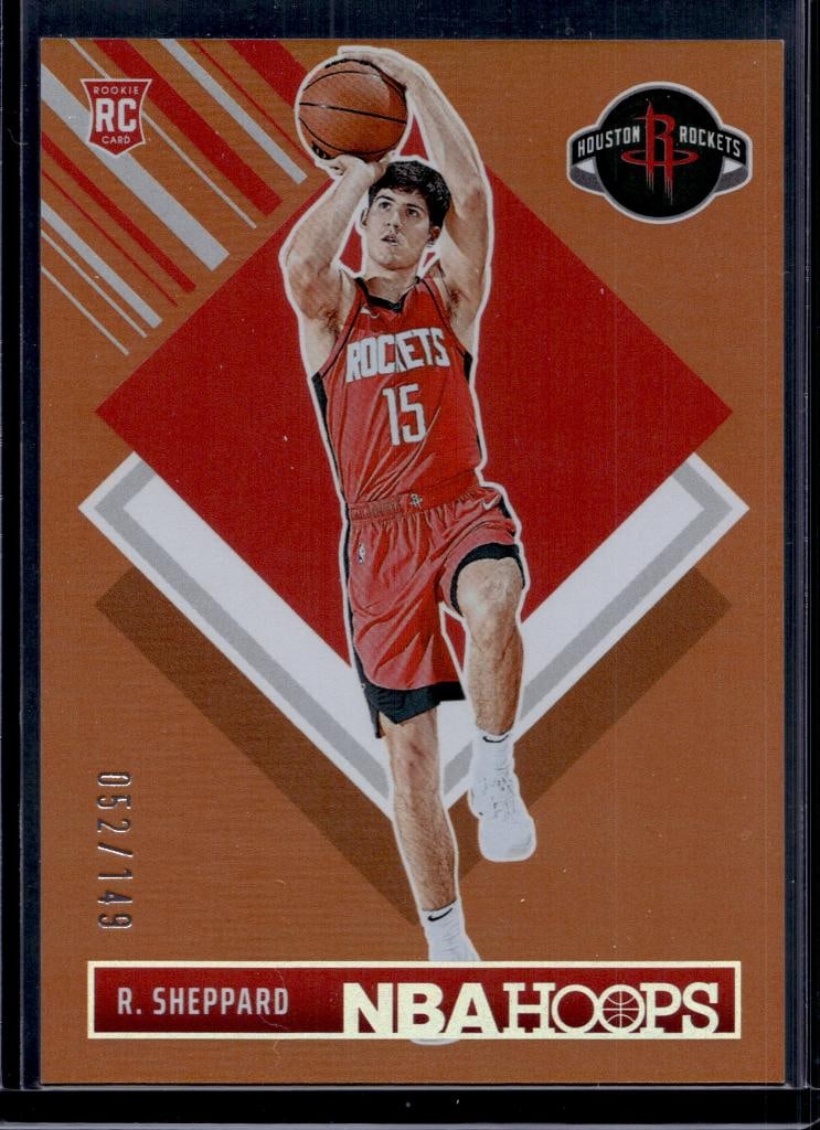 REED SHEPPARD 2024-25 HOOPS ORANGE HOLOFOIL ROOKIE CARD (1 of 1)