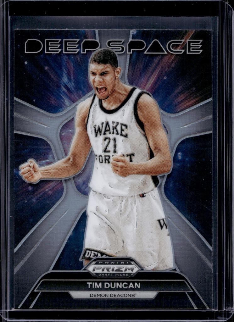 TIM DUNCAN 2024 PANINI PRIZM DRAFT DEEP SPACE SILVER PRIZM: NEAR MINT OR BETTER CONDITION