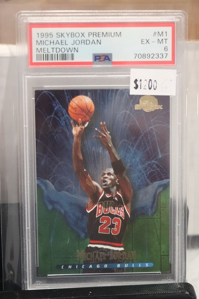 MICHAEL JORDAN 1995 SKYBOX PREMIUM MELTDOWN SSP INSERT. PSA GRADED (1 of 1)
