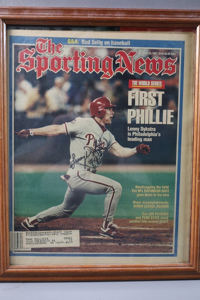 LENNY DYKSTRA AUTOGRAPH (1 of 1)