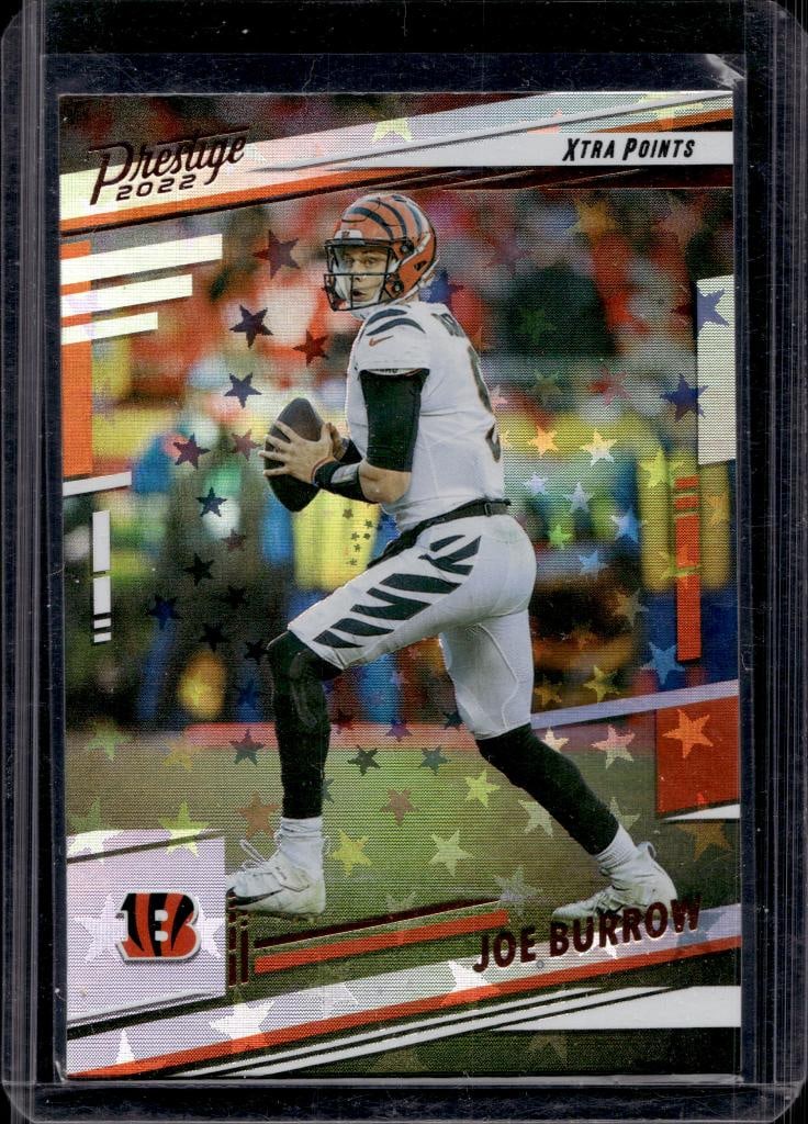 JOE BURROW 2022 PANINI PRESTIGE XTRA POINTS SILVER STARS INSERT: NEAR MINT OR BETTER CONDITION