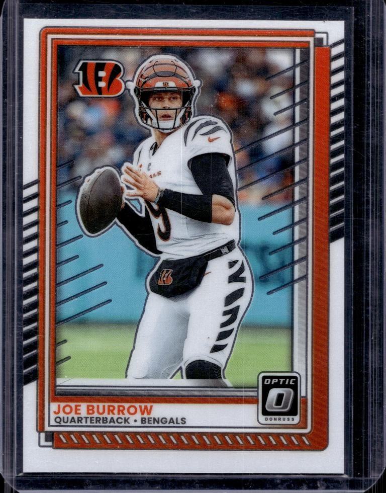 JOE BURROW 2025 PANINI OPTIC: NEAR MINT OR BETTER CONDITION