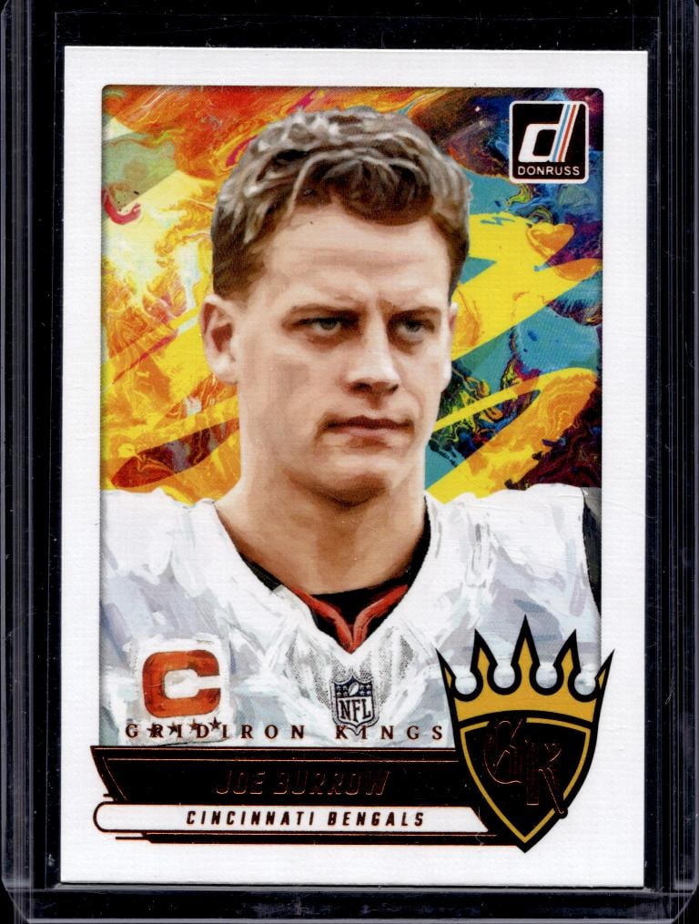 JOE BURROW 2025 DONRUSS GRIDIRON KINGS INSERT: NEAR MINT OR BETTER CONDITION