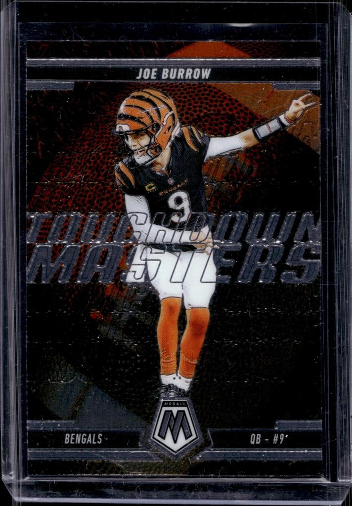 JOE BURROW 2025 PANINI MOSAIC TOUCHDOWN MASTERS INSERT: NEAR MINT OR BETTER CONDITION