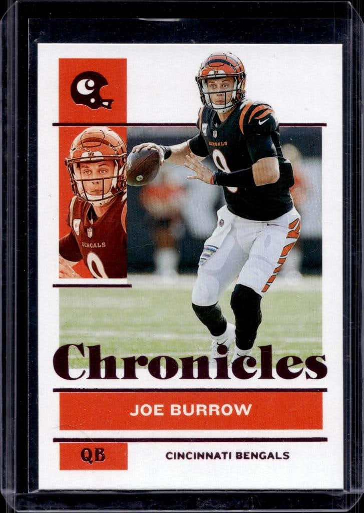 JOE BURROW 2021 PANINI CHRONICLES PINK FOIL: NEAR MINT OR BETTER CONDITION