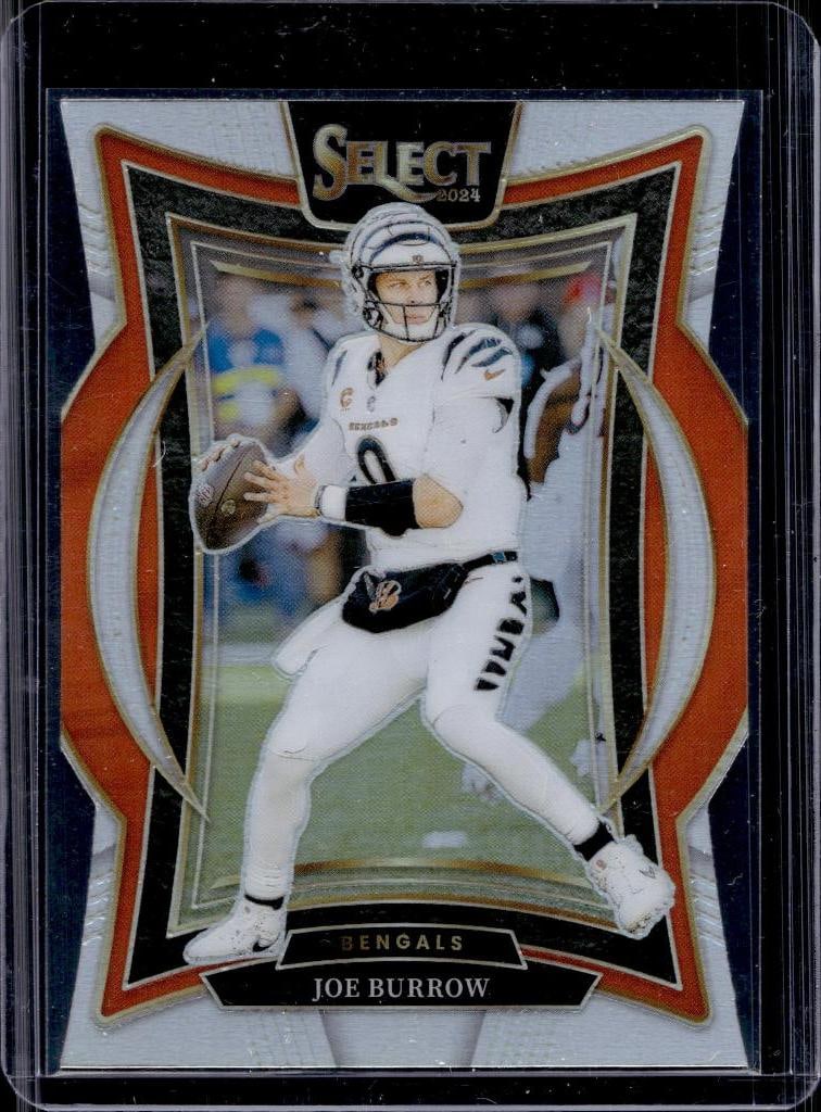 JOE BURROW 2024 PANINI SELECT SILVER PRIZM CONCOURSE: NEAR MINT OR BETTER CONDITION