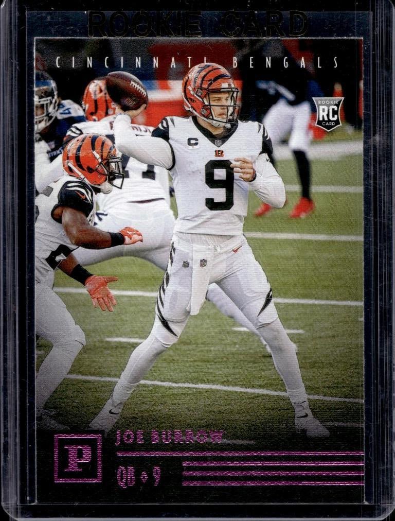 JOE BURROW 2020 PANINI PINK FOIL ROOKIE CARD: NEAR MINT OR BETTER CONDITION