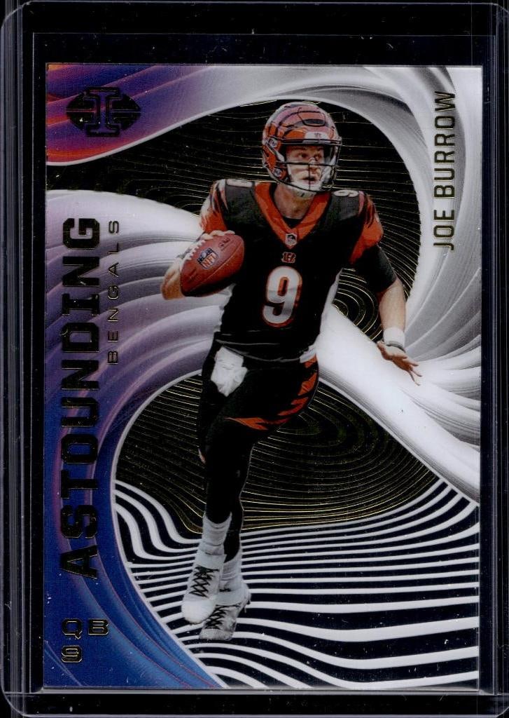 JOE BURROW 2020 PANINI ILLUSIONS ASTOUNDING ROOKIE CARD: NEAR MINT OR BETTER CONDITION