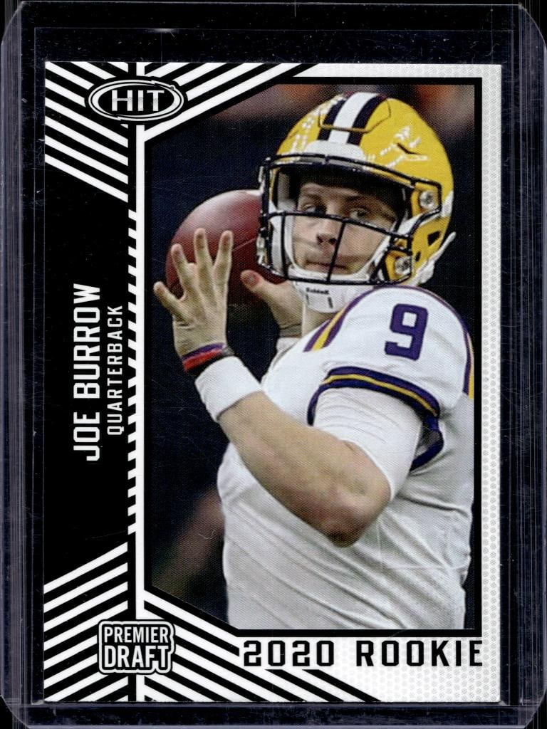 JOE BURROW 2020 SAGE HIT PREMIER DRAFT ROOKIE CARD: NEAR MINT OR BETTER CONDITION