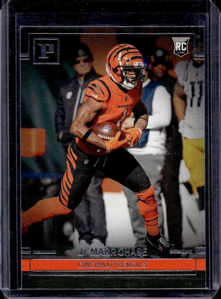 JA'MARR CHASE 2021 PANINI ROOKIE CARD: NEAR MINT OR BETTER CONDITION