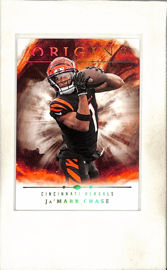 JA'MARR CHASE 2024 PANINI ORIGINS HOLO: NEAR MINT OR BETTER CONDITION