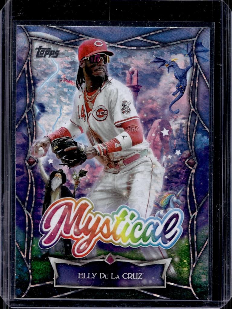 ELLY DE LA CRUZ 2025 TOPPS UPDATE MYSTICAL INSERT: NEAR MINT OR BETTER CONDITION