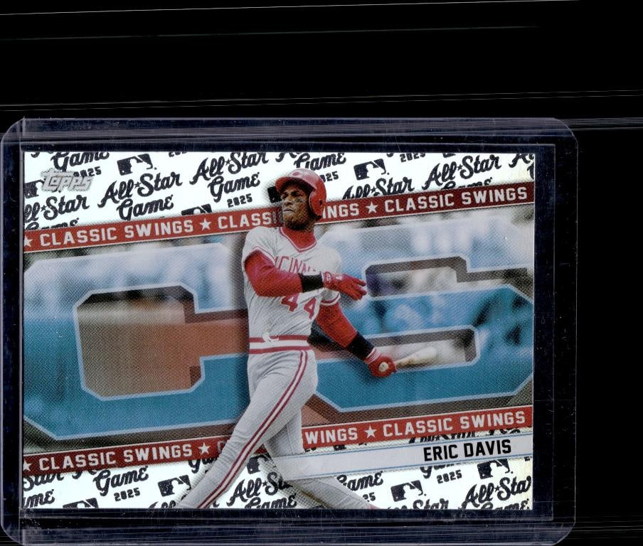 ERIC DAVIS 2025 TOPPS ALL-STAR CLASSIC SWINGS INSERT: NEAR MINT OR BETTER CONDITION