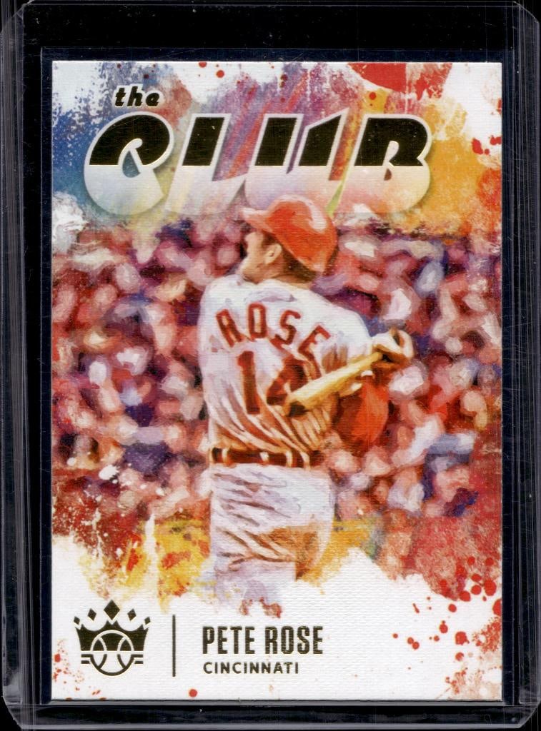 PETE ROSE 2021 PANINI DIAMOND KINGS THE CLUB INSERT: NEAR MINT OR BETTER CONDITION