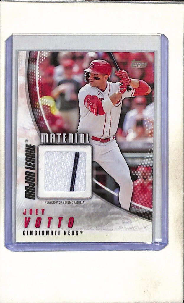 JOEY VOTTO 2025 TOPPS GAME USED JERSEY CARD: NEAR MINT OR BETTER CONDITION