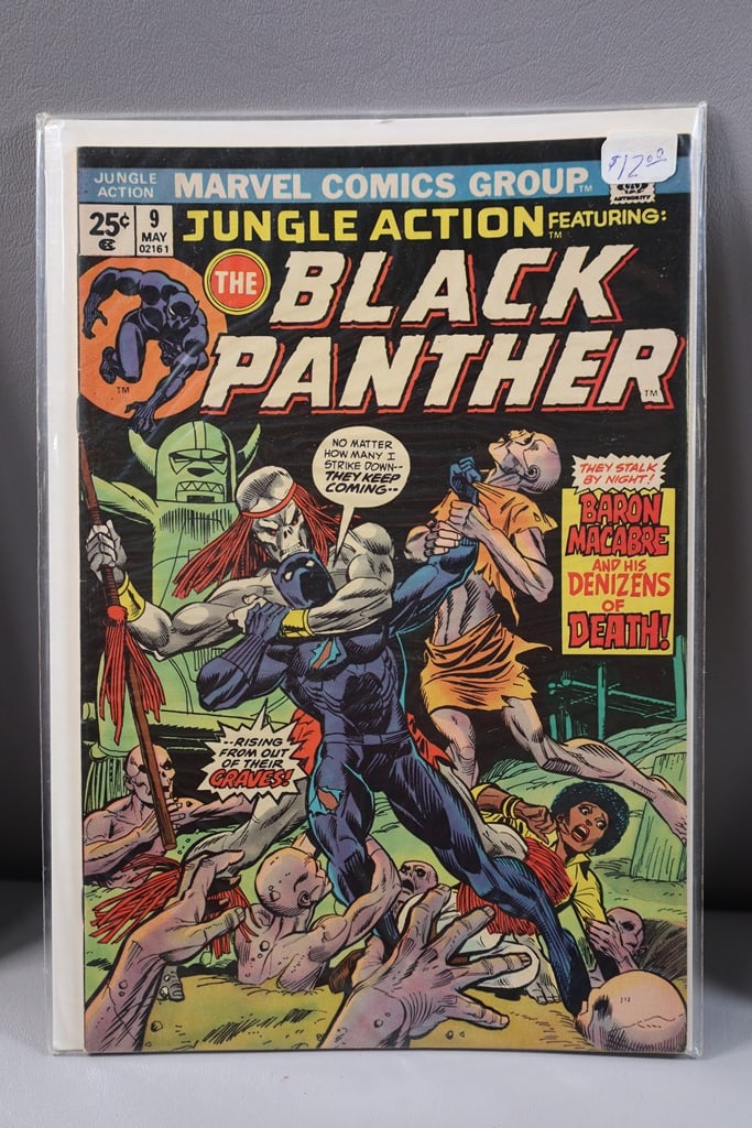 MARVEL COMIC: A MARVEL JUNGLE ACTION #9 BLACK PANTHER COMIC.