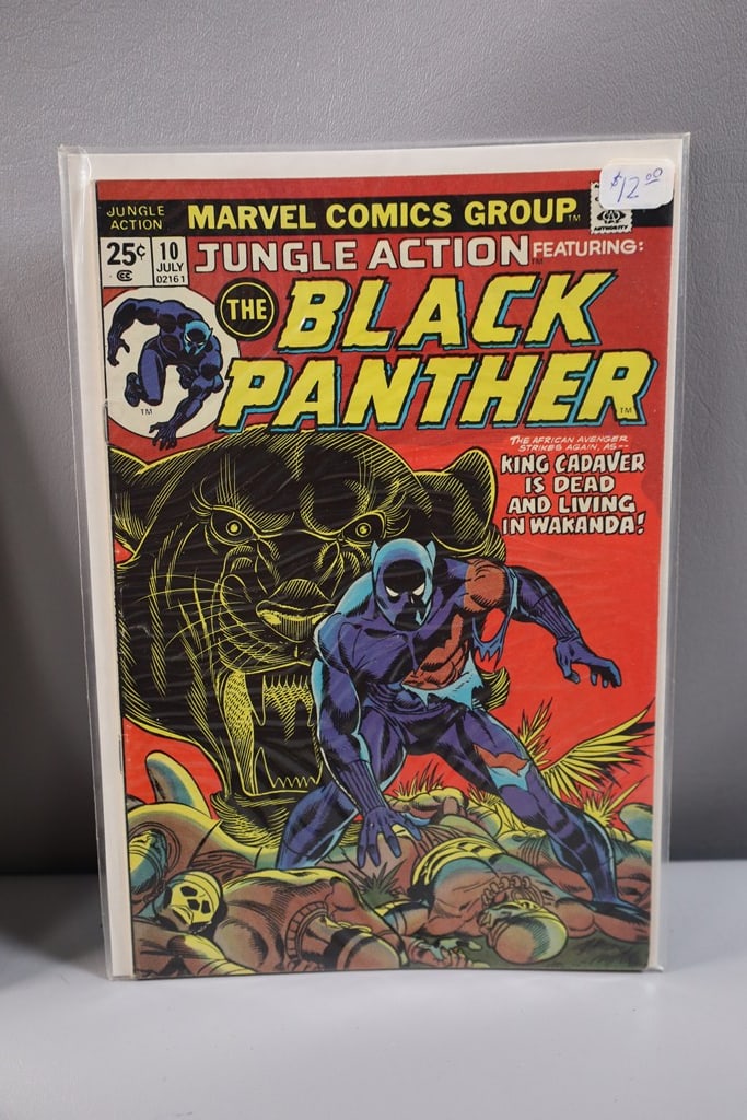 MARVEL COMIC: A MARVEL JUNGLE ACTION #10 BLACK PANTHER COMIC.