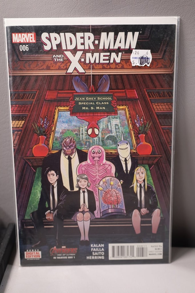 MARVEL COMIC: A MARVEL SPIDER-MAN AND THE X-MEN COMIC #006.