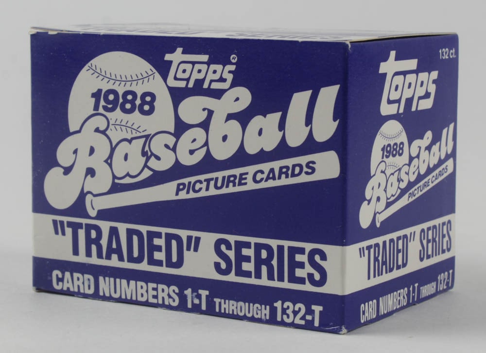 1988 TOPPS TRADED: A 1988 TOPPS TRADED SET.
