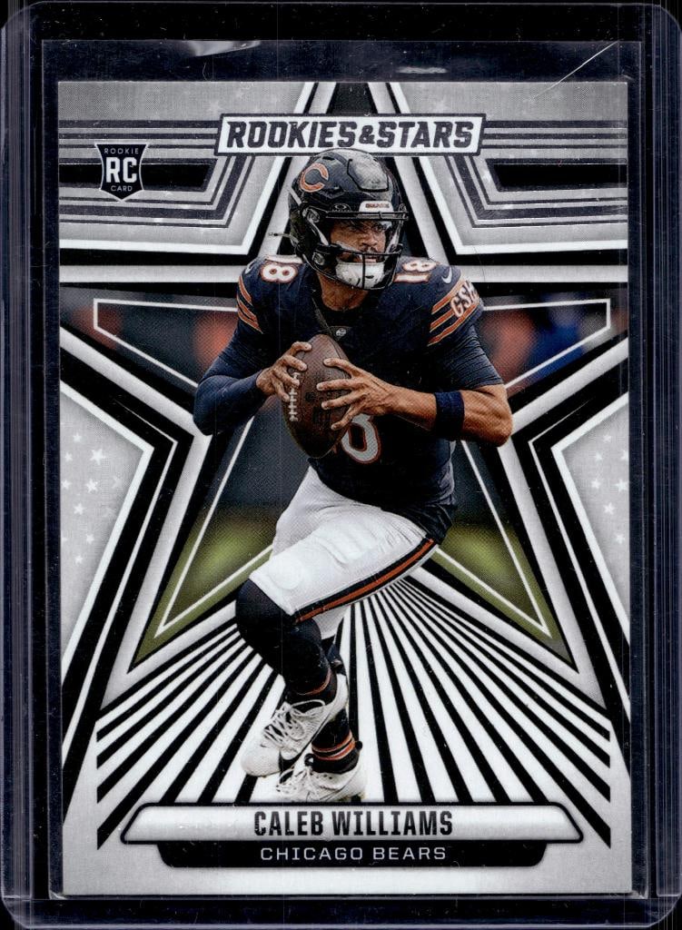 CALEB WILLIAMS 2024 PANINI ROOKIES & STARS ROOKIE CARD: NEAR MINT OR BETTER CONDITION