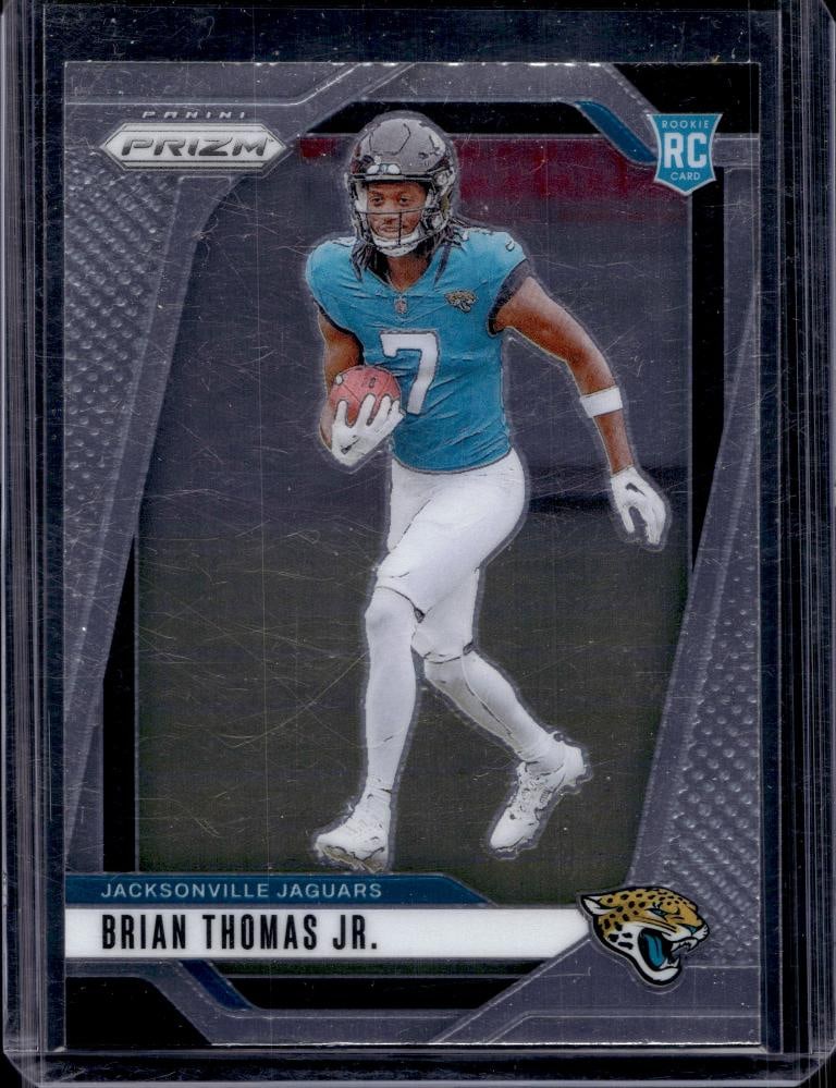 BRIAN THOMAS JR 2024 PANINI PRIZM ROOKIE CARD: NEAR MINT OR BETTER CONDITION