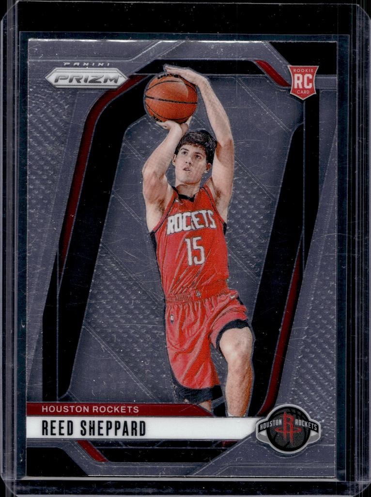 REED SHEPPARD 2024-25 PANINI PRIZM ROOKIE CARD: NEAR MINT OR BETTER CONDITION