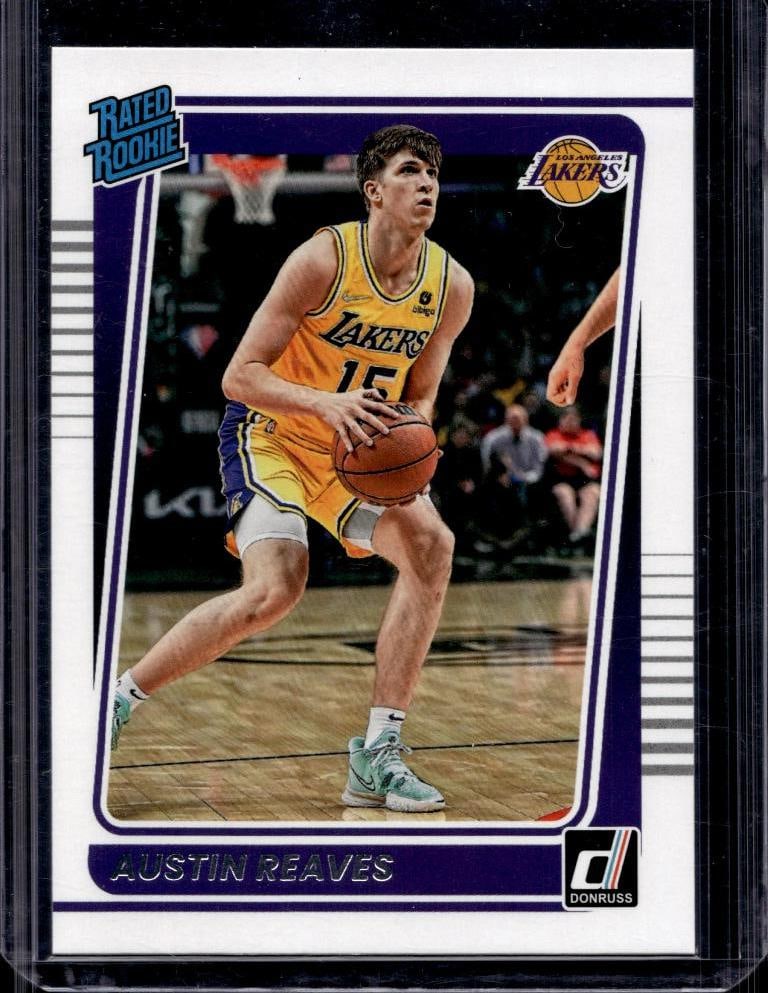 AUSTIN REAVES 2021-22 DONRUSS ROOKIE CARD: NEAR MINT OR BETTER CONDITION