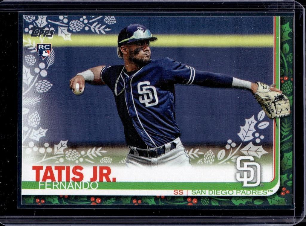 FERNANDO TATIS JR 2019 TOPPS HOLIDAY ROOKIE CARD: NEAR MINT OR BETTER CONDITION