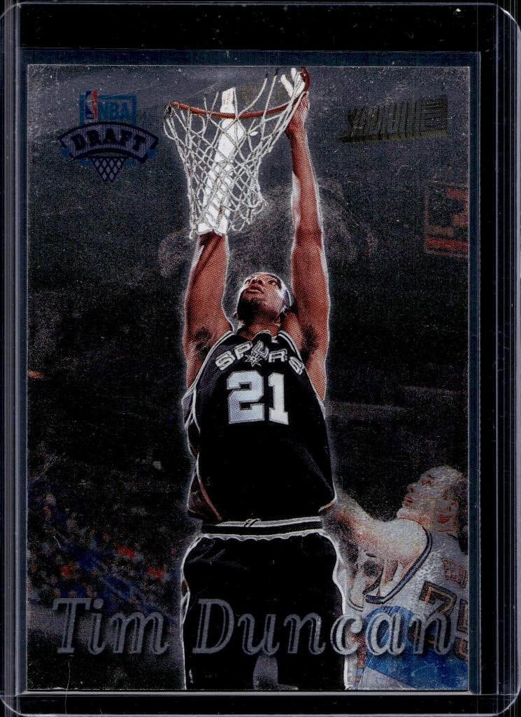 TIM DUNCAN 1997-98 STADIUM CLUB ROOKIE CARD: NEAR MINT OR BETTER CONDITION