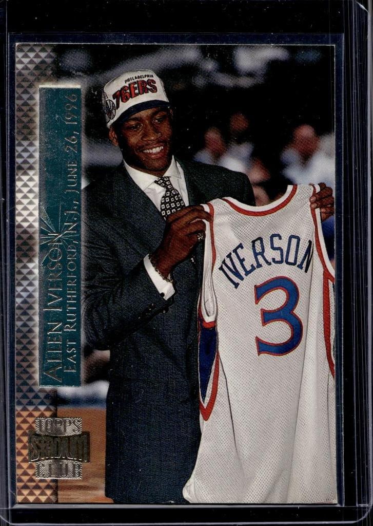 ALLEN IVERSON 1996-97 STADIUM CLUB ROOKIE CARD: NEAR MINT OR BETTER CONDITION