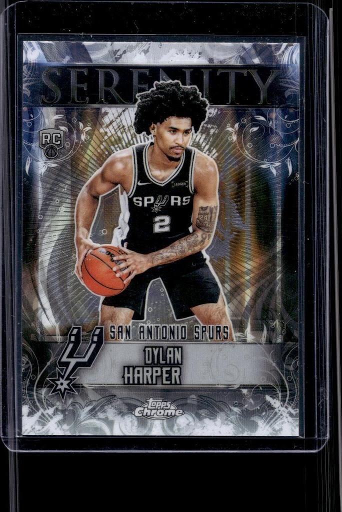 DYLAN HARPER 2025-26 TOPPS CHROME SERENITY ROOKIE CARD: NEAR MINT OR BETTER CONDITION