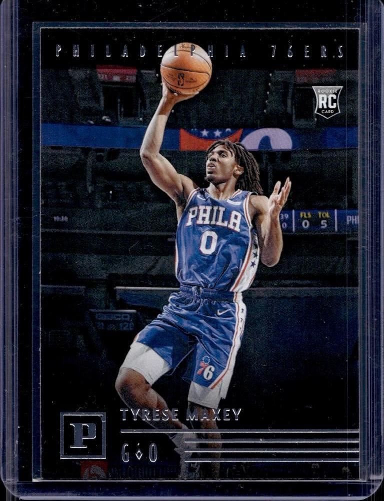 TYRESE MAXEY 2020-21 PANINI ROOKIE CARD: NEAR MINT OR BETTER CONDITION