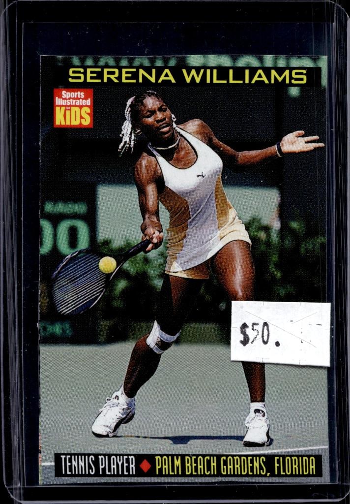 SERENA WILLIAMS 1999 SPORTS ILLUSTRATED FOR KIDS ROOKIE CARD: NEAR MINT OR BETTER CONDITION