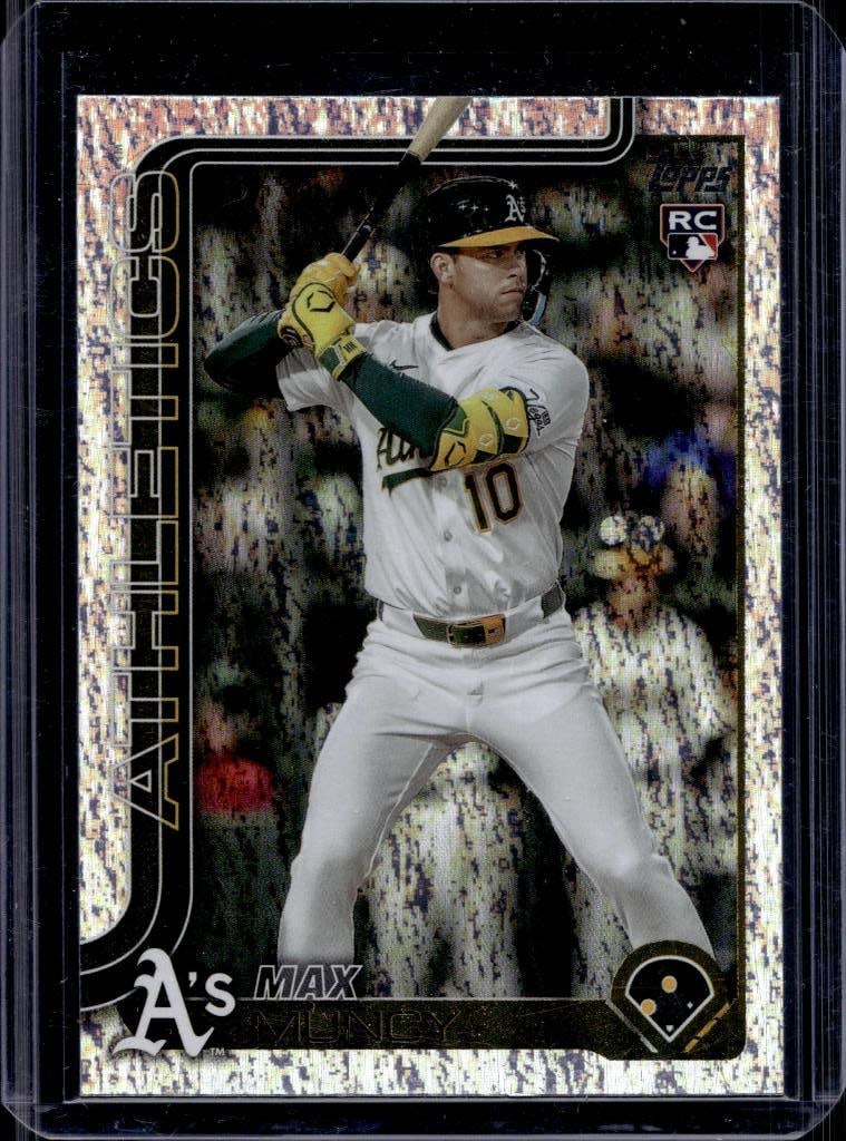 MAX MUNCY 2025 TOPPS SILVER SPARKLE FOIL ROOKIE CARD: NEAR MINT OR BETTER CONDITION