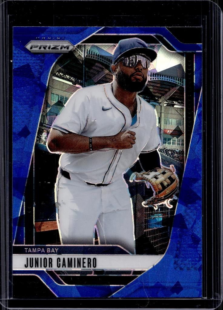 JUNIOR CAMINERO 2025 PANINI PRIZM BLUE ICE PRIZM ROOKIE CARD: NEAR MINT OR BETTER CONDITION