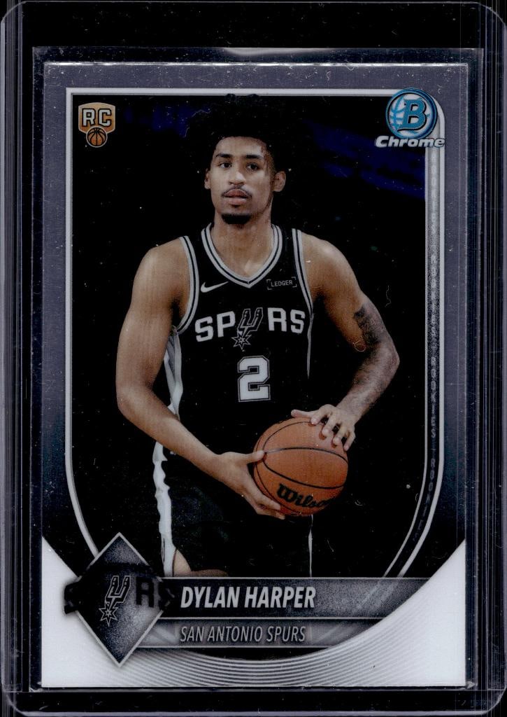 DYLAN HARPER 2025-26 BOWMAN CHROME ROOKIE CARD: NEAR MINT OR BETTER CONDITION