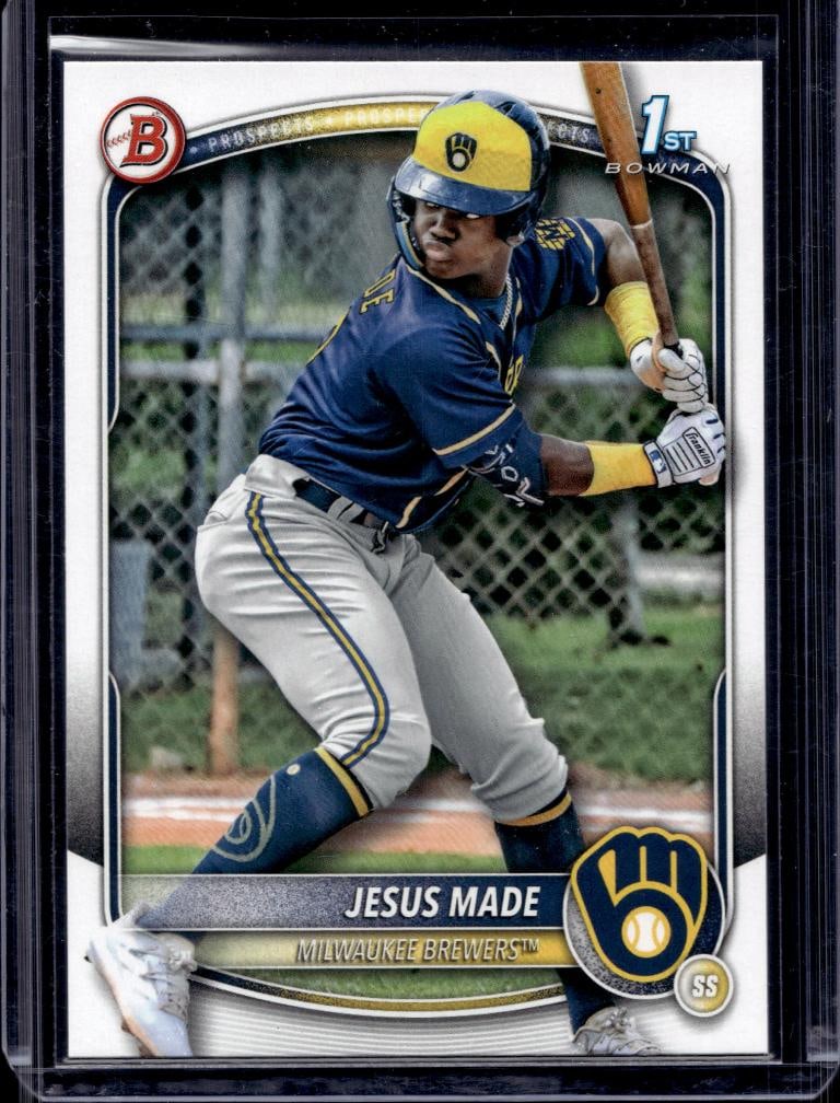 JESUS MADE 2025 BOWMAN 1ST ROOKIE CARD: NEAR MINT OR BETTER CONDITION