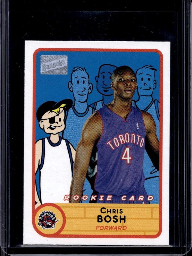 CHRIS BOSH 2003-04 TOPPS BAZOOKA MINI ROOKIE CARD: NEAR MINT OR BETTER CONDITION