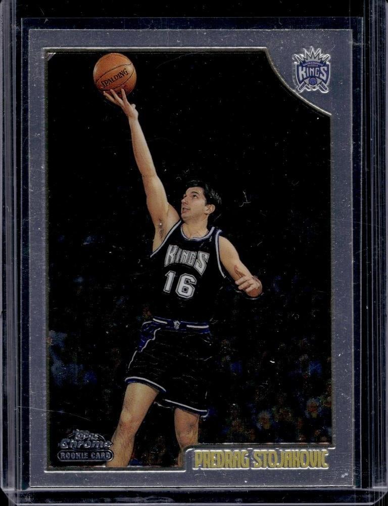 PEJA STOJAKOVIC 1998-99 TOPPS CHROME ROOKIE CARD: NEAR MINT OR BETTER CONDITION
