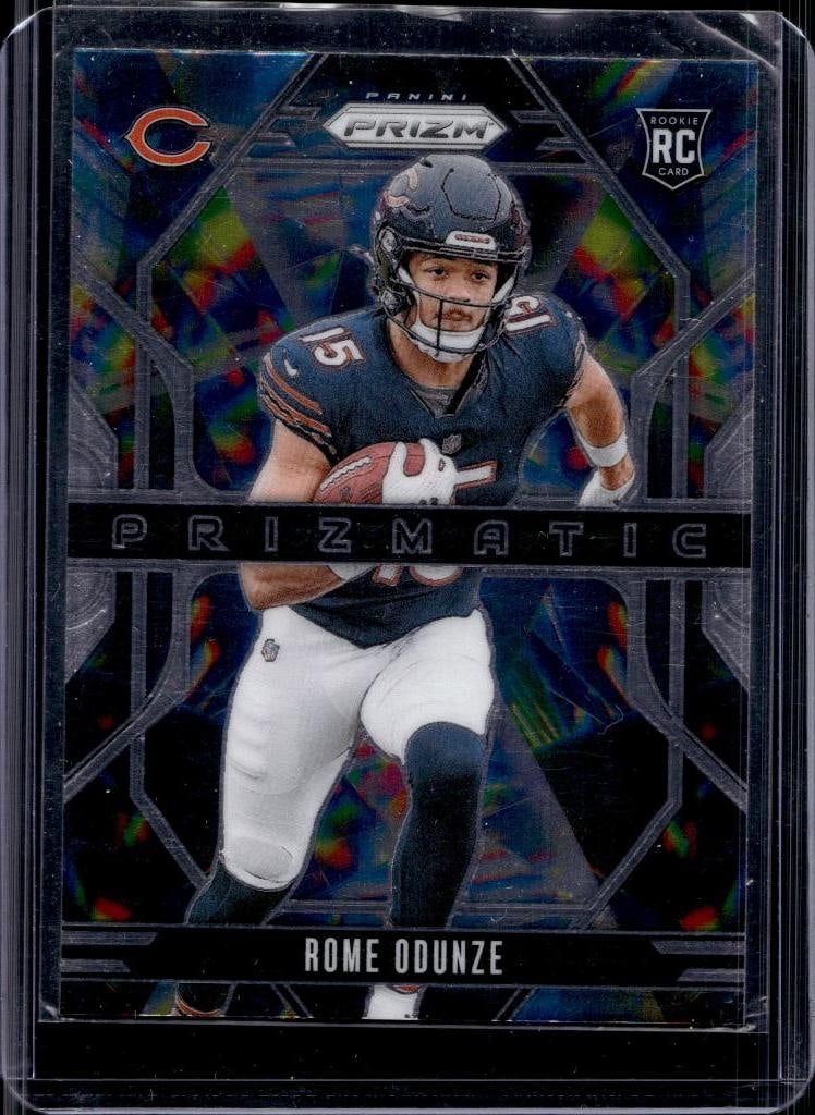 ROME ODUNZE 2024 PANINI PRIZM PRIZMATIC ROOKIE CARD: NEAR MINT OR BETTER CONDITION