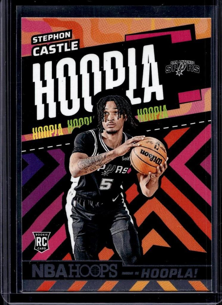 STEPHON CASTLE 2024-25 HOOPS HOOPLA ROOKIE CARD: NEAR MINT OR BETTER CONDITION