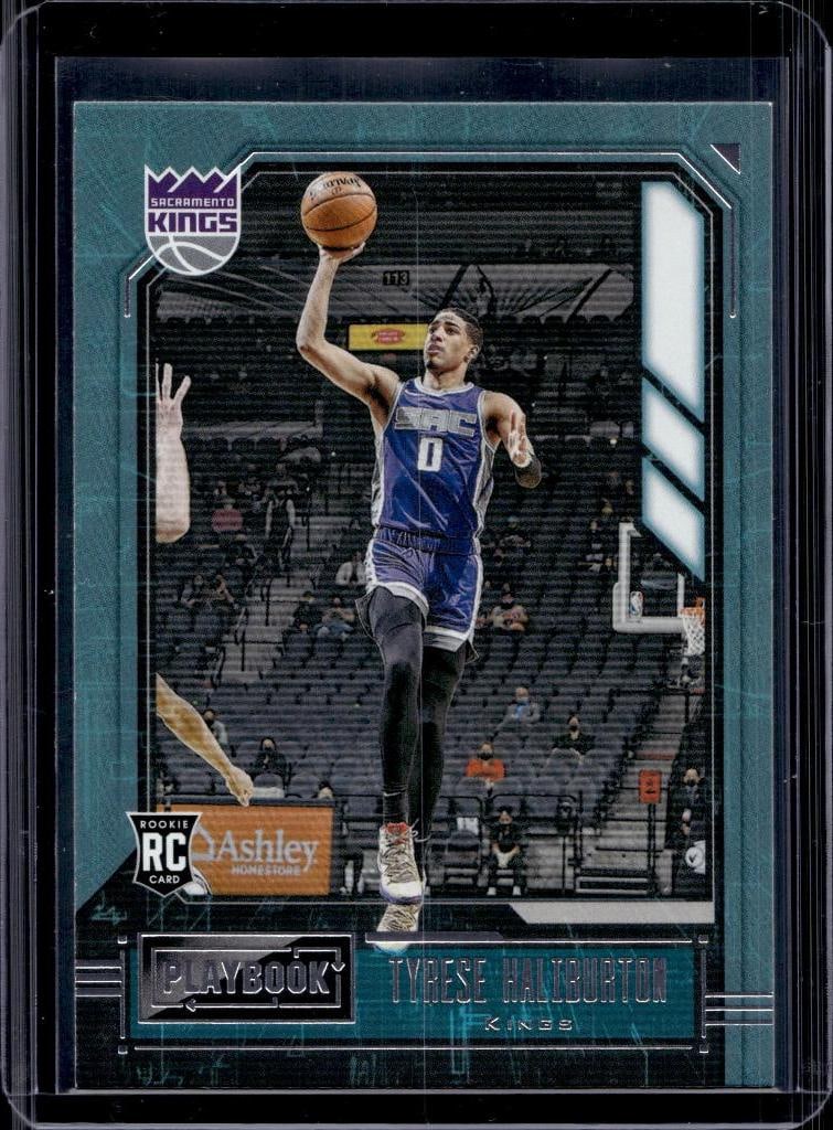 TYRSE HALIBURTON 2020-21 PANINI PLAYBOOK ROOKIE CARD: NEAR MINT OR BETTER CONDITION